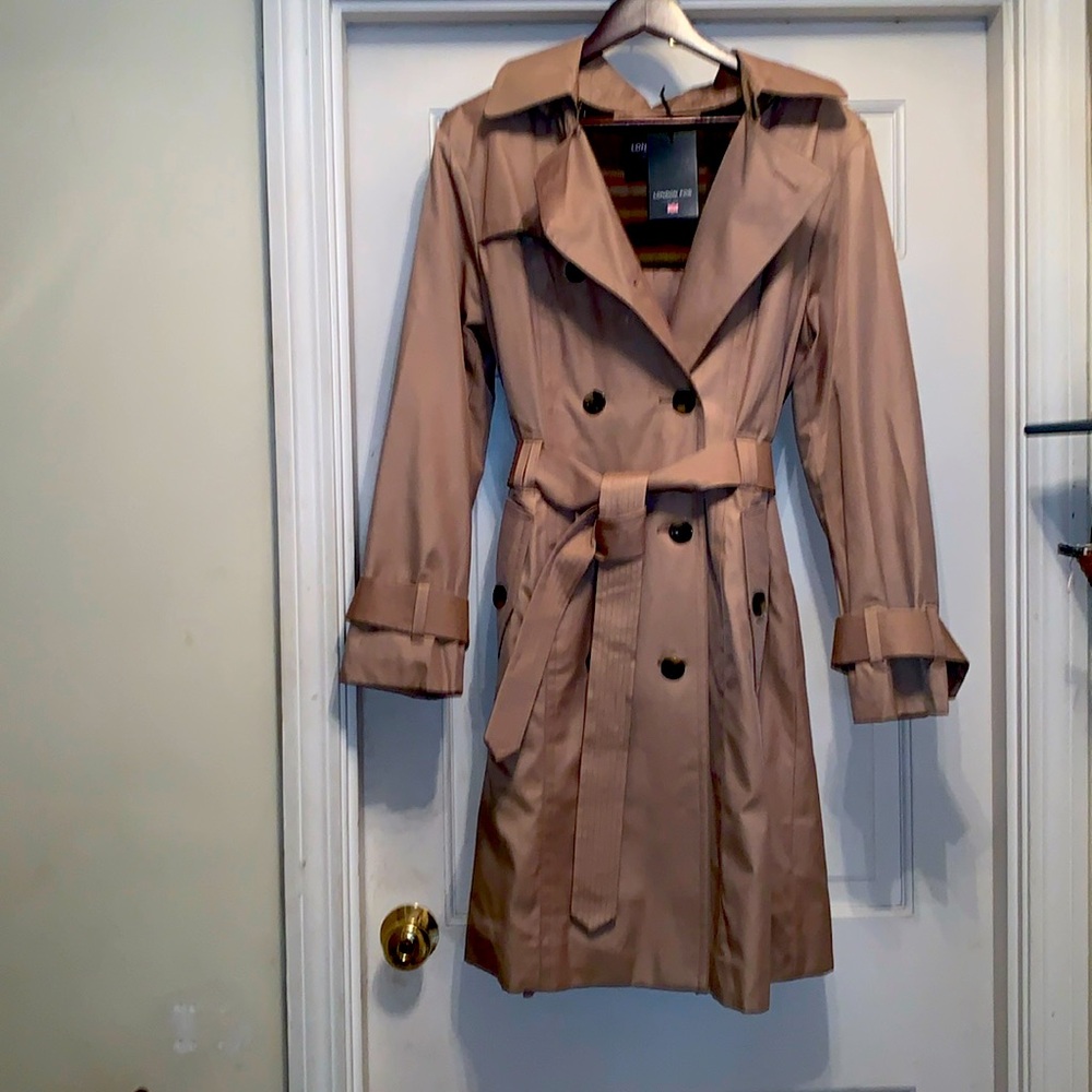 Classic London Fog Trench Coat With Hood